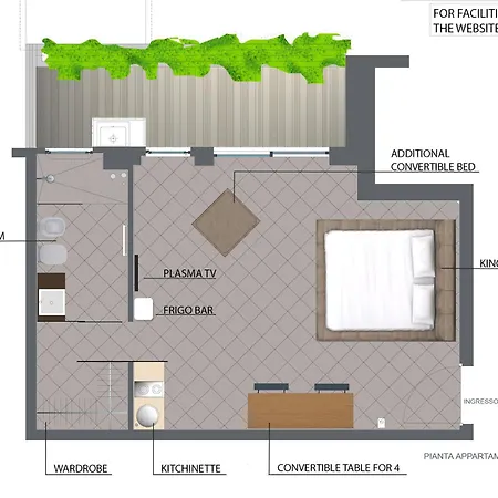 公寓 圣巴比亚套房酒店 *